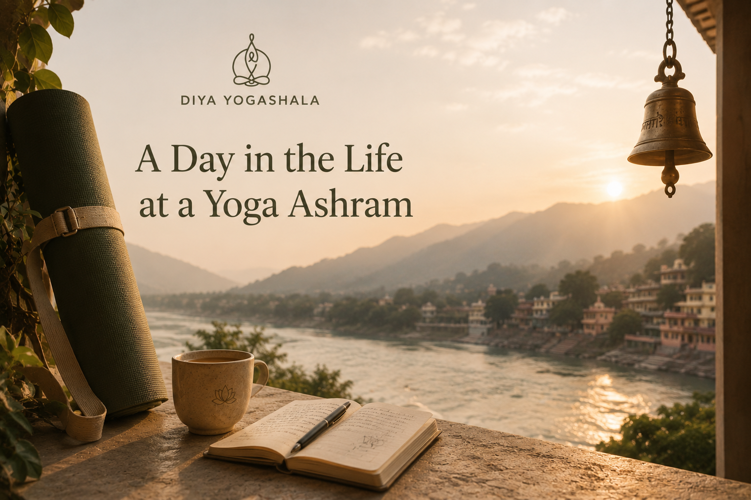 A Day in the Life at a Yoga Ashram in Rishikesh