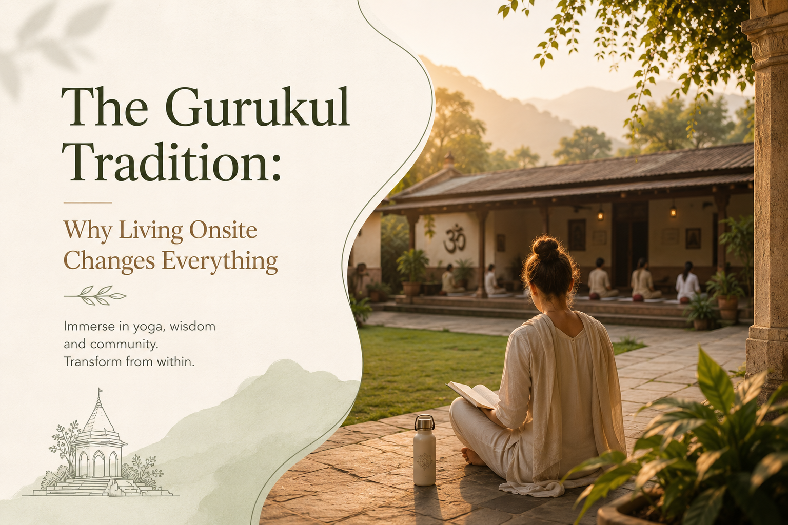 The Gurukul Tradition: Why Living Onsite Changes Everything During Yoga Teacher Training