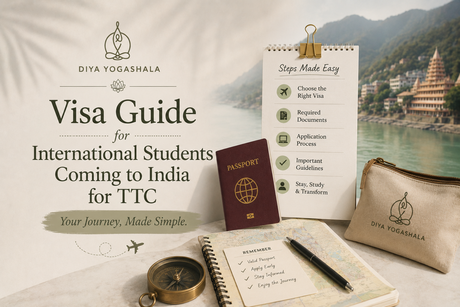 Indian Visa for Yoga TTC: Complete Guide