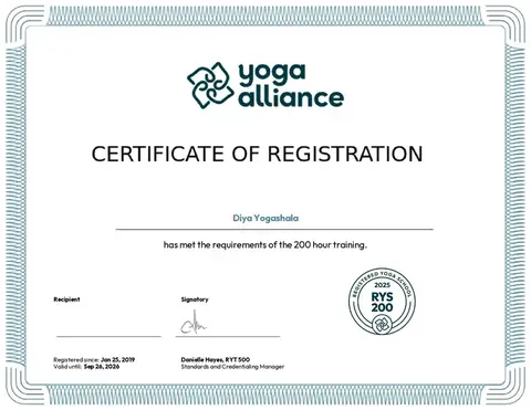 Yoga Alliance 200-Hour Certification